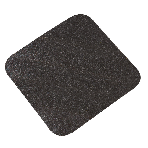 Antirutschbelag für unebene Flächen verformbar, Rutschhemmung R 13, schwarz, DGUV, selbstklebend, 140 mm x 140 mm, 50 Stück / VE Antirutschbelag für unebene Flächen verformbar, Rutschhemmung R 13, schwarz, DGUV, selbstklebend, 140 mm x 140 mm, 50 Stück / VE