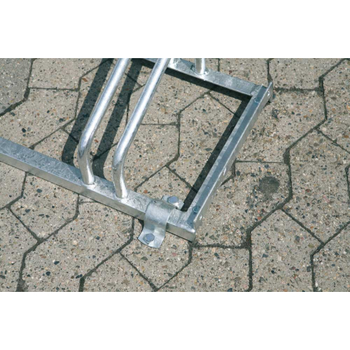 Befestigungsbügel für Fahrradständer City, feuerverzinkter Stahl, 104 mm x 42,5 mm x 40 mm, 1 Stück