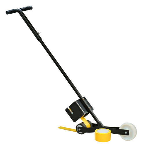 Bodenmarkierer mit Markierungsband 33 m/Rolle, gelb, 50 mm, 1 Stück Bodenmarkierer mit Markierungsband 33 m/Rolle, gelb, 50 mm, 1 Stück