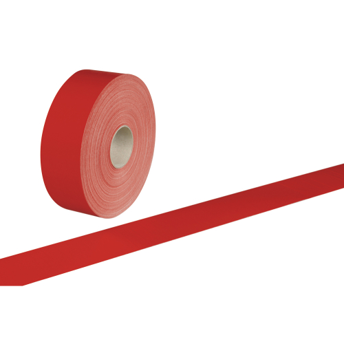 Bodenmarkierungsband Strong, rot, Elastomer, 100 mm, 50 m / Rolle Bodenmarkierungsband Strong, rot, Elastomer, 100 mm, 50 m / Rolle
