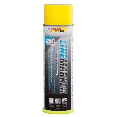 COLORMARK Bodenmarkierungsfarbe LINEMARKER, 2K-Farbe, verkehrsgelb, 500 ml / Dose