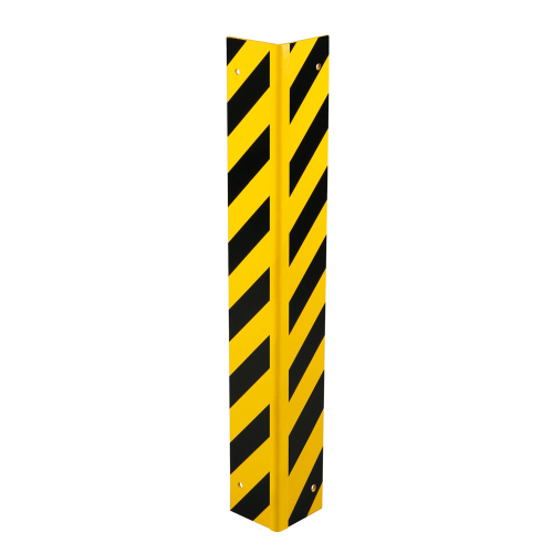 Eckschutz, zum Aufdübeln, gelb-schwarz, Stahl verzinkt/pulverbeschichtet, 1000 mm x 100 mm, 1 Stück Eckschutz, zum Aufdübeln, gelb-schwarz, Stahl verzinkt/pulverbeschichtet, 1000 mm x 100 mm, 1 Stück