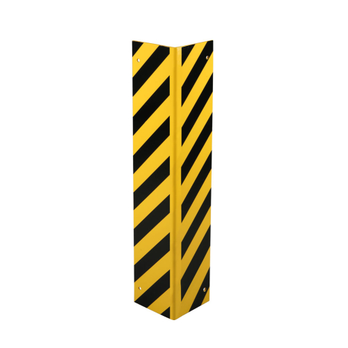 Eckschutz, zum Aufdübeln, gelb-schwarz, Stahl verzinkt/pulverbeschichtet, 1000 mm x 200 mm, 1 Stück Eckschutz, zum Aufdübeln, gelb-schwarz, Stahl verzinkt/pulverbeschichtet, 1000 mm x 200 mm, 1 Stück