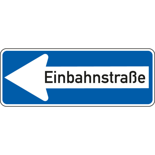 Einbahnstraße linksw.,AL RA2,800x300mm