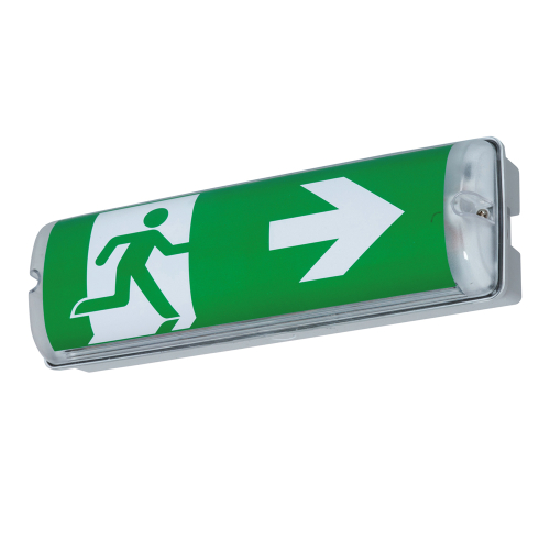 Einzelbatterie-Rettungszeichenleuchte V-LUX Standard, zur Wand- und Deckenmontage, 345 x 110 x 60 mm Einzelbatterie-Rettungszeichenleuchte V-LUX Standard, zur Wand- und Deckenmontage, 345 x 110 x 60 mm