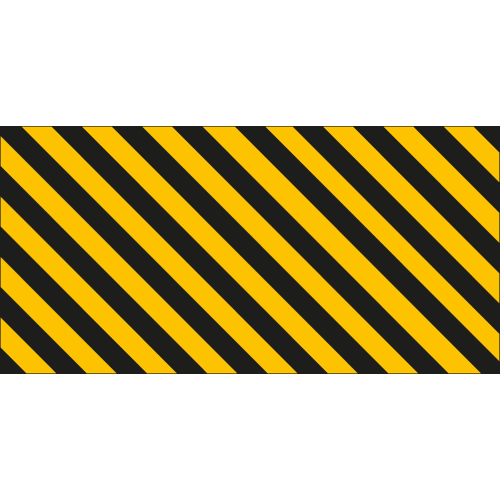 Ersatzfolie für Stahl-Schutzbügel, gelb-schwarz, Folie selbstklebend, 820 mm x 405 mm, 1 Stück Ersatzfolie für Stahl-Schutzbügel, gelb-schwarz, Folie selbstklebend, 820 mm x 405 mm, 1 Stück