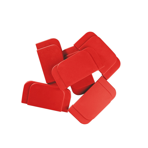 Ersatzoberplatte für Haube für Paniktreibriegel, rot, 6 St./Verpackungseinheit