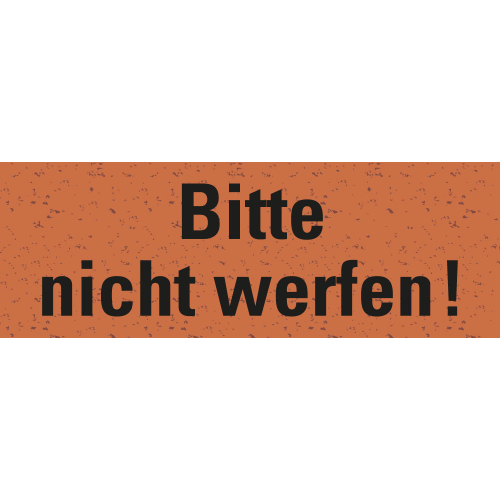 Etik.B.nicht werfen!,r,ÖP,147x50mm,6/BOG Etik.B.nicht werfen!,r,ÖP,147x50mm,6/BOG