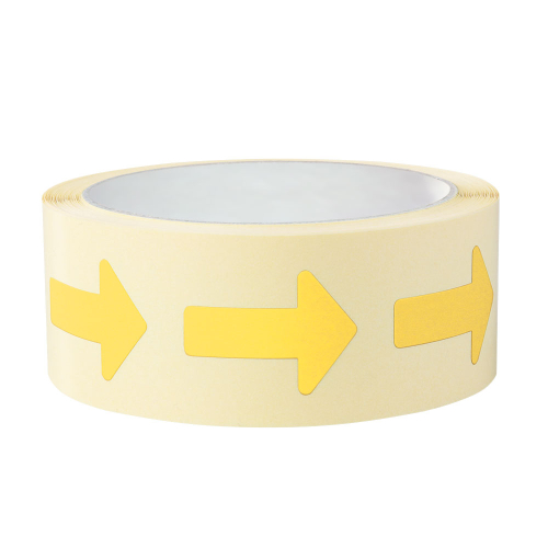 Etiketten Pfeil, zum Selbstbeschriften, gelb, Papier ablösbar, 35x25 mm, 500 St./Rolle Etiketten Pfeil, zum Selbstbeschriften, gelb, Papier ablösbar, 35x25 mm, 500 St./Rolle