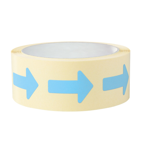 Etiketten Pfeil, zum Selbstbeschriften, hellblau, Papier ablösbar, 35x25 mm, 500 St./Rolle Etiketten Pfeil, zum Selbstbeschriften, hellblau, Papier ablösbar, 35x25 mm, 500 St./Rolle