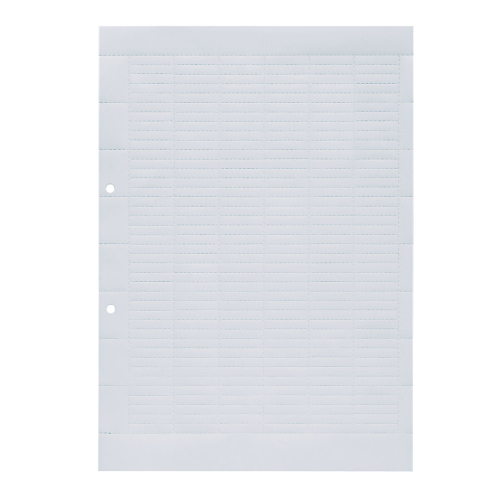 Etiketten aus Papier zum Selbstbeschriften, weiß, 27 mm x 6,3 mm, 2400 St./Verpackungseinheit