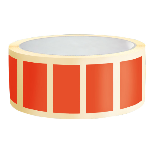 Etiketten zum Selbstbeschriften, rot, Papier ablösbar, 50x25 mm, 500 St./Rolle Etiketten zum Selbstbeschriften, rot, Papier ablösbar, 50x25 mm, 500 St./Rolle