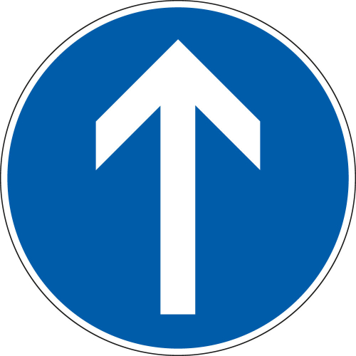 Fahrtrichtung geradeaus,AL RA2,Ø600mm