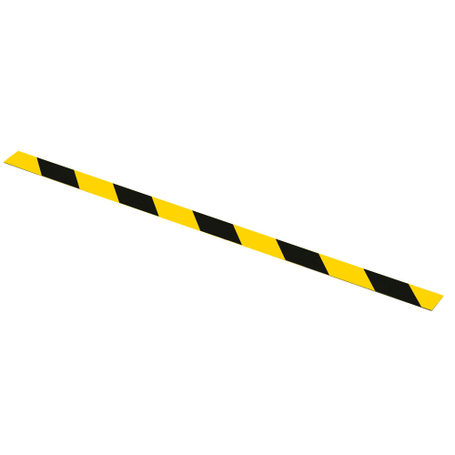 Flachmarkierung, ASR, linksweisend, fluoreszierend gelb-schwarz nachleuchtend, Aluminium, 990 mm x 50 mm, 1 Stück Flachmarkierung, ASR, linksweisend, fluoreszierend gelb-schwarz nachleuchtend, Aluminium, 990 mm x 50 mm, 1 Stück