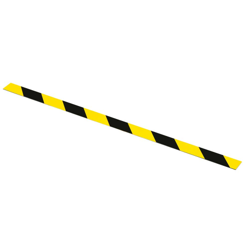Flachmarkierung, ASR, linksweisend, gelb-schwarz, Aluminium, 990 mm x 50 mm, 1 Stück Flachmarkierung, ASR, linksweisend, gelb-schwarz, Aluminium, 990 mm x 50 mm, 1 Stück