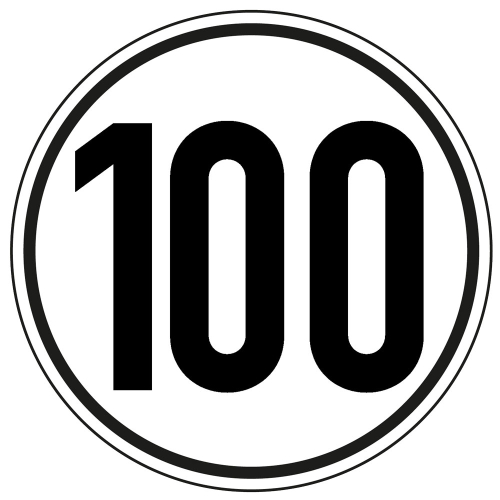 Geschwindigkeitss. 100 km/h,FO,Ø200mm Geschwindigkeitss. 100 km/h,FO,Ø200mm