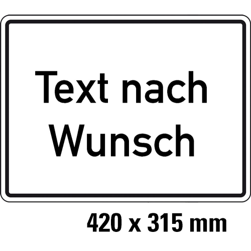 Hinweisschild,TnW,AL RA0,420x315mm