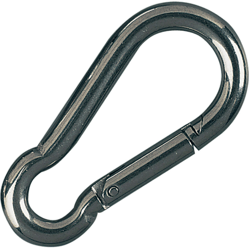 Karabinerhaken,galv.verz.,STL,Ø6mm,20/VE Karabinerhaken,galv.verz.,STL,Ø6mm,20/VE