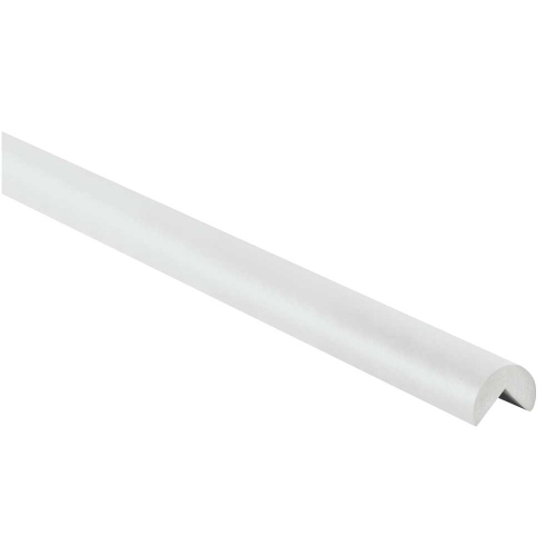Knuffi Eckschutzprofil Typ A, selbstklebend/zum Anschrauben, weiß, PU-Schaum, 1000 x 40 x 25 mm, 1 Stück Knuffi Eckschutzprofil Typ A, selbstklebend/zum Anschrauben, weiß, PU-Schaum, 1000 x 40 x 25 mm, 1 Stück