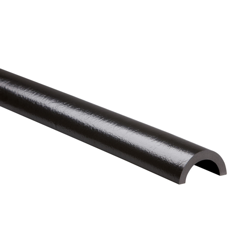 Knuffi Rohrschutzprofil Typ R2, selbstklebend/Schellenbefestigung, schwarz, Ø 50/70 mm, Länge 1000 mm, 1 Stück Knuffi Rohrschutzprofil Typ R2, selbstklebend/Schellenbefestigung, schwarz, Ø 50/70 mm, Länge 1000 mm, 1 Stück