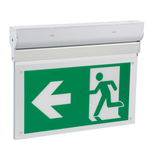 LED-Rettungsleuchte L-Lux Standard ECO, zur Wand- und Deckenmontage, 370 x 232 x 35 mm