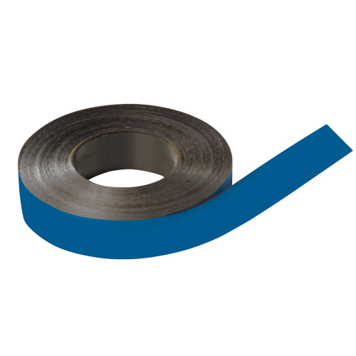 Magnetband beschriftbar, zum Zuschneiden, blau, Breite 30 mm, 30 m/Rolle Magnetband beschriftbar, zum Zuschneiden, blau, Breite 30 mm, 30 m/Rolle