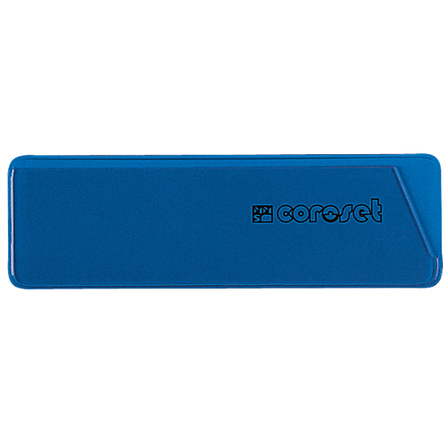 Magnetischer Etikettenhalter, blau, 97 x 30 mm, 100 St./Verpackungseinheit Magnetischer Etikettenhalter, blau, 97 x 30 mm, 100 St./Verpackungseinheit