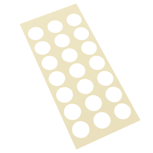 Markierungspunkt blanko, weiß, Papier ablösbar , Ø 10 mm, 128 St./Bogen Markierungspunkt blanko, weiß, Papier ablösbar , Ø 10 mm, 128 St./Bogen