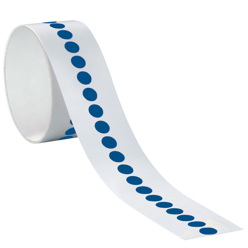 Markierungspunkte blanko, blau, Folie selbstklebend , Ø 10 mm, 100 St./Rolle Markierungspunkte blanko, blau, Folie selbstklebend , Ø 10 mm, 100 St./Rolle