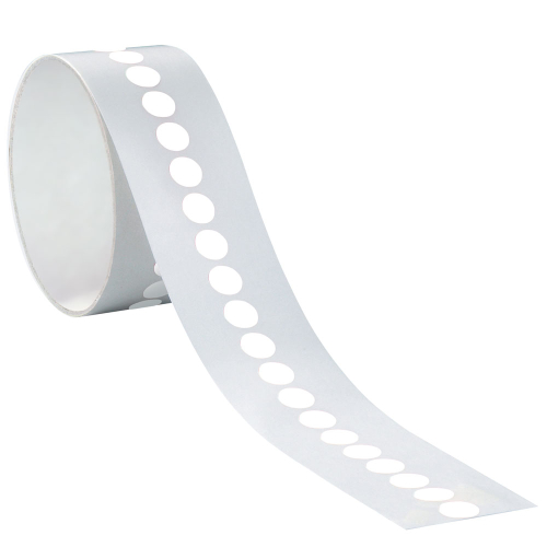 Markierungspunkte blanko, weiß, Folie selbstklebend , Ø 10 mm, 100 St./Rolle Markierungspunkte blanko, weiß, Folie selbstklebend , Ø 10 mm, 100 St./Rolle