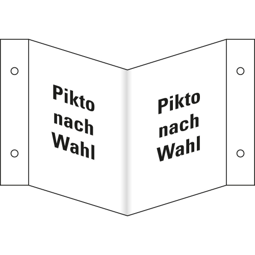 Nasenschild blanko,KU,200x200mm Nasenschild blanko,KU,200x200mm