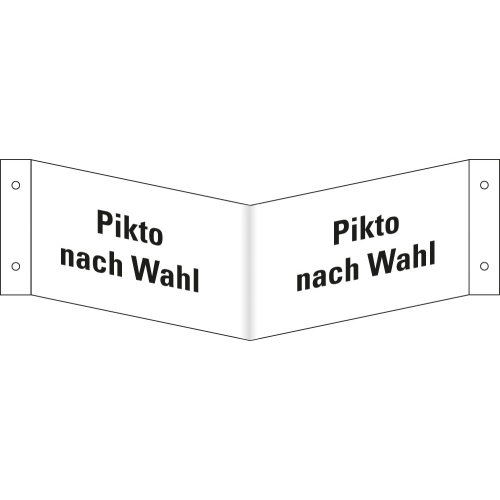 Nasenschild blanko,KU,300x150mm