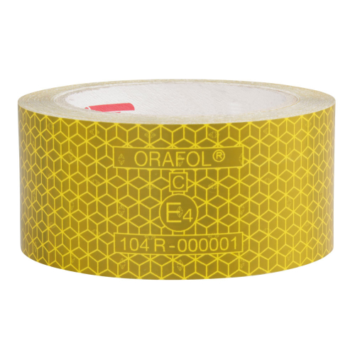 ORALITE® Kontur-Sicherheitsmarkierung, ECE 104, gelb, 50 mm, 12,5 m / Rolle ORALITE® Kontur-Sicherheitsmarkierung, ECE 104, gelb, 50 mm, 12,5 m / Rolle