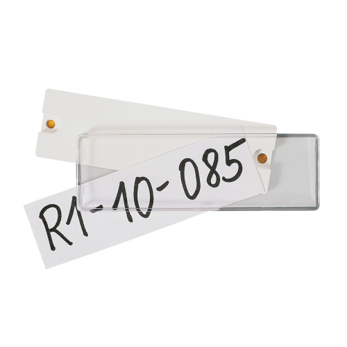 PANEL-Script Etikettenträger, selbstklebend oder zum Verschrauben, 96 x 30 mm, 50 St./Verpackungseinheit PANEL-Script Etikettenträger, selbstklebend oder zum Verschrauben, 96 x 30 mm, 50 St./Verpackungseinheit