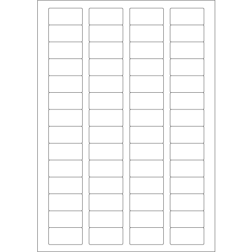 Polyesteretikett für Laser- und Tintenstrahldrucker, weiß, 40 x 20 mm, 56 St./Bogen Polyesteretikett für Laser- und Tintenstrahldrucker, weiß, 40 x 20 mm, 56 St./Bogen