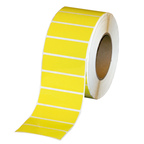 Polyesteretikett für Thermotransferdrucker, gelb, 37,0 x 74,0 mm, 2.000 St./Rolle Polyesteretikett für Thermotransferdrucker, gelb, 37,0 x 74,0 mm, 2.000 St./Rolle