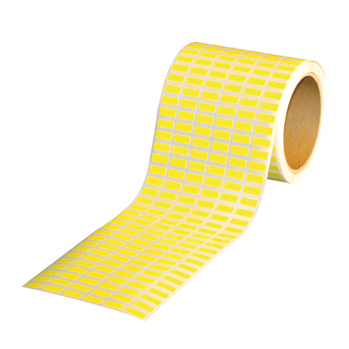 Polyesteretikett für Thermotransferdrucker, gelb, 6,35 x 15,0 mm, 10.000 St./Rolle Polyesteretikett für Thermotransferdrucker, gelb, 6,35 x 15,0 mm, 10.000 St./Rolle