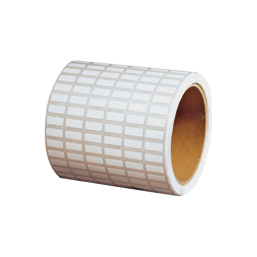 Polyesteretikett für Thermotransferdrucker, weiß, 6,35 x 6,35 mm, 10.000 St./Rolle Polyesteretikett für Thermotransferdrucker, weiß, 6,35 x 6,35 mm, 10.000 St./Rolle