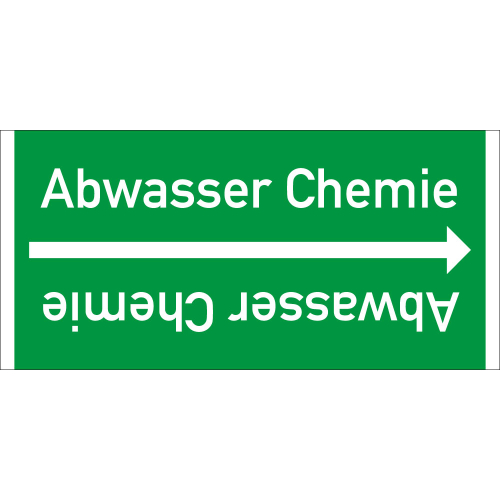 Rohrleitungsband: Abwasser Chemie, DIN 2403, für Rohre ab Ø 15 mm, Folie selbstklebend, 33 m/Rolle