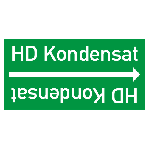 Rohrleitungsband: HD Kondensat, DIN 2403, für Rohre ab Ø 15 mm, Folie selbstklebend, 33 m/Rolle