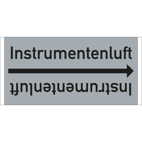 Rohrleitungsband: Instrumentenluft, DIN 2403, für Rohre ab Ø 15 mm, Folie selbstklebend, 33 m/Rolle