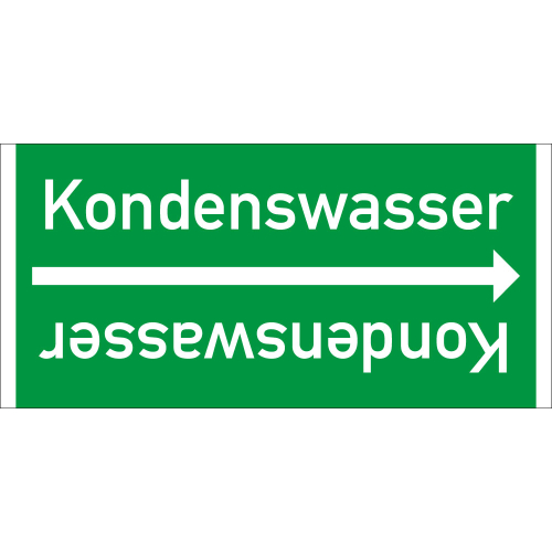 Rohrleitungsband: Kondenswasser, DIN 2403, für Rohre ab Ø 15 mm, Folie selbstklebend, 33 m/Rolle