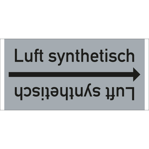 Rohrleitungsband: Luft synthetisch, DIN 2403, für Rohre ab Ø 15 mm, Folie selbstklebend, 33 m/Rolle