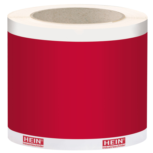 Rohrleitungsband: rot, Folie selbstklebend, 104 mm breit, 33 m/Rolle Rohrleitungsband: rot, Folie selbstklebend, 104 mm breit, 33 m/Rolle