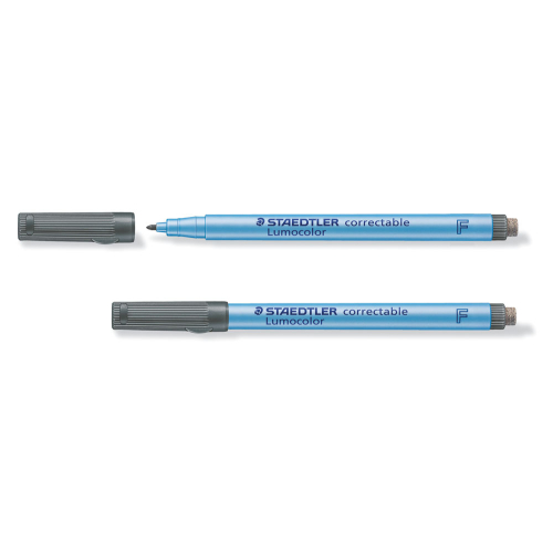 STAEDTLER Lumocolor® correctable 305 F, trocken abwischbarer Stift, schwarz, 1 Stück STAEDTLER Lumocolor® correctable 305 F, trocken abwischbarer Stift, schwarz, 1 Stück