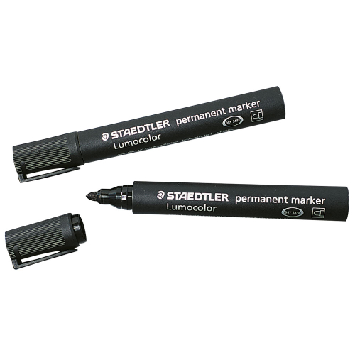 STAEDTLER Lumocolor permanent marker 352 Dry Safe, schwarz, 5 St./Verpackungseinheit STAEDTLER Lumocolor permanent marker 352 Dry Safe, schwarz, 5 St./Verpackungseinheit