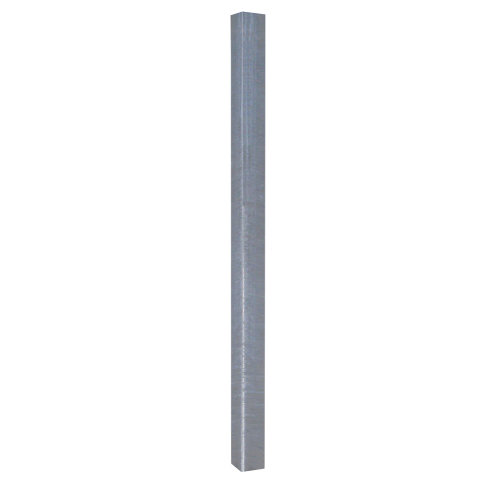 Schaftrohr, Stahl feuerverzinkt, 40 mm x 40 mm, 1500 mm, 1 Stück Schaftrohr, Stahl feuerverzinkt, 40 mm x 40 mm, 1500 mm, 1 Stück
