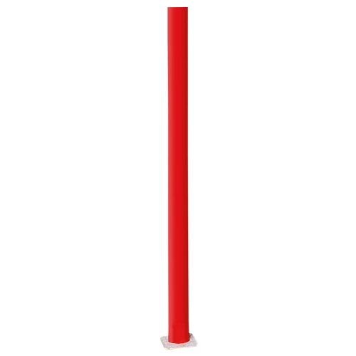Schaftrohr, mit aufgepressten Rohrschuh, Kunststoff, Ø 42 mm, 1500 mm, 1 Stück Schaftrohr, mit aufgepressten Rohrschuh, Kunststoff, Ø 42 mm, 1500 mm, 1 Stück