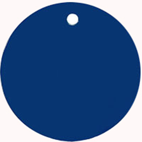 Schlüsselmarken blanko, blau, Kunststoff, Ø 40 mm, 100 St./Verpackungseinheit Schlüsselmarken blanko, blau, Kunststoff, Ø 40 mm, 100 St./Verpackungseinheit