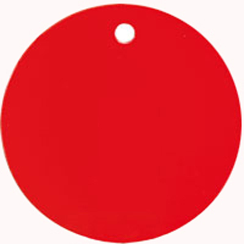 Schlüsselmarken blanko, rot, Kunststoff, Ø 30 mm, 100 St./Verpackungseinheit Schlüsselmarken blanko, rot, Kunststoff, Ø 30 mm, 100 St./Verpackungseinheit